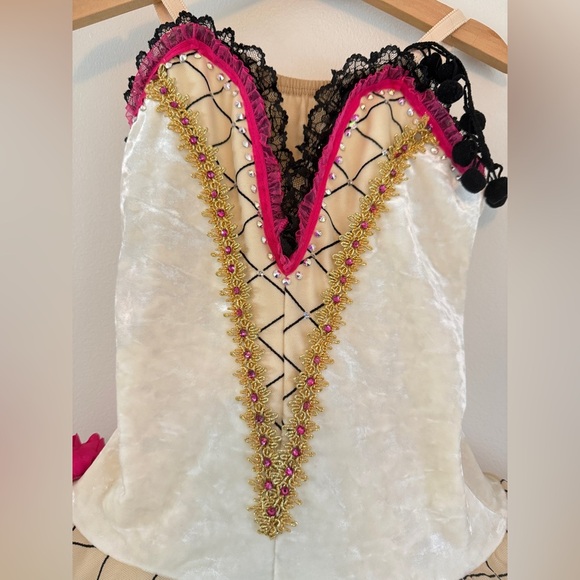 Ballet Costume with Black and Gold Accents - Girls size 14 - Picture 2 of 7